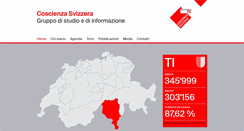 Desktop Screenshot of coscienzasvizzera.ch