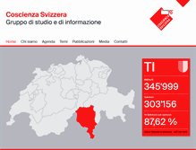 Tablet Screenshot of coscienzasvizzera.ch